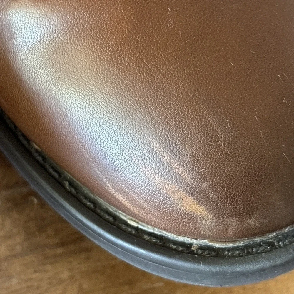 Men's Dress Shoes Size 11.5 Cognac Brown Apt. 9 Howiee Eco Ortholite Monk Strap